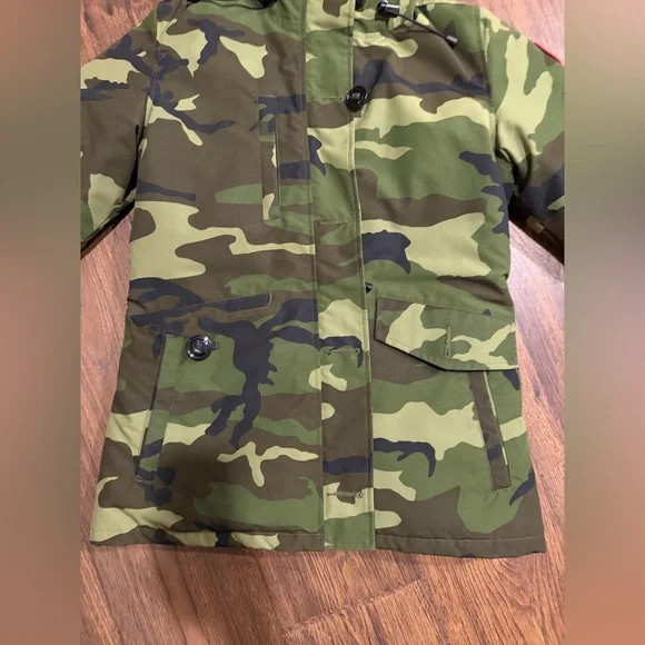 New without tags Canada Goose Rideau Hooded parka down camouflage size medium - Picture 4 of 16